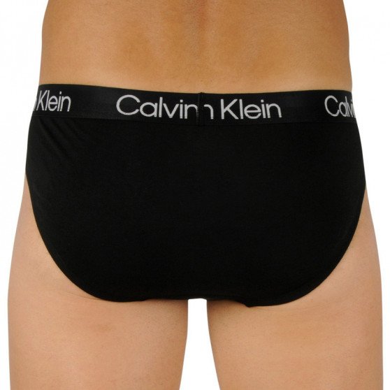 3PACK pánské slipy Calvin Klein černé (NB2969A-7VI)