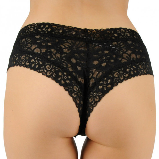 Dámské kalhotky brazilky Victoria's Secret černé (ST 11146102 CC 54A2)