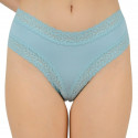 Dámské kalhotky brazilky Victoria's Secret modré (ST 11193008 CC 7707)