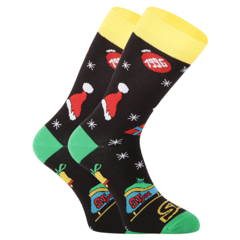 E-shop Veselé ponožky Styx vysoké vánoce