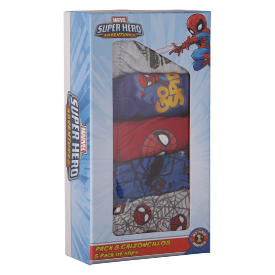 5PACK chlapecké slipy Cerdá Spiderman  vícebarevné (2200007408)