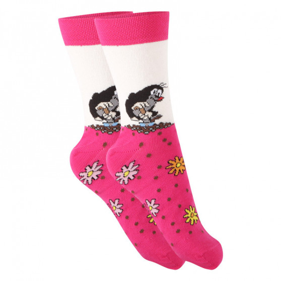 3PACK dětské ponožky Boma růžové (Krtek-Mix 1)