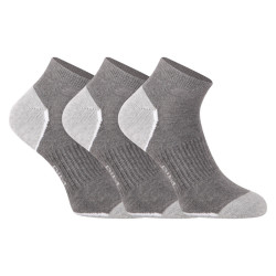 3PACK ponožky DIM nízké šedé (D05Q5-0HR)