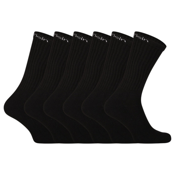 6PACK ponožky Calvin Klein černé (701218721 003)