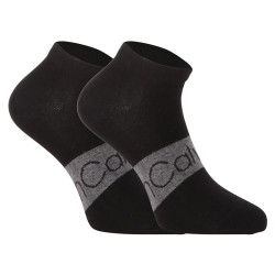 2PACK ponožky Calvin Klein nízké černé (701218712 002)