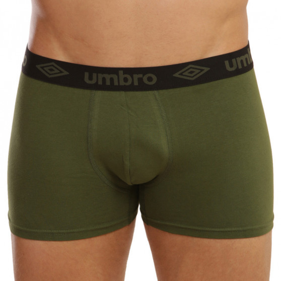 2PACK pánské boxerky Umbro zelené (UMUM0345 B)