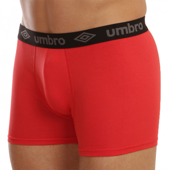 2PACK pánské boxerky Umbro červené (UMUM0345 D)