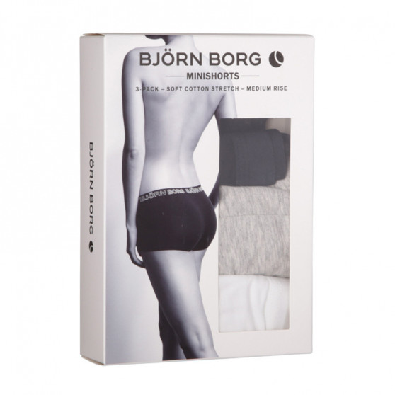 3PACK dámské kalhotky Bjorn Borg vícebarevné (10000727-MP002)