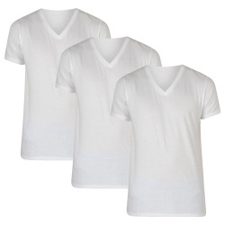 3PACK pánské tričko Calvin Klein bílé (NB4012A-100)