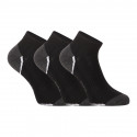 3PACK dámské ponožky DIM nízké černé (DI0005US-A02)