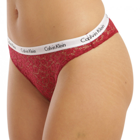 3PACK Dámské kalhotky brazilky Calvin Klein vícebarevné (QD3925E-W5G)