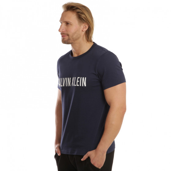 Pánské tričko Calvin Klein tmavě modré (NM1959E-8SB)
