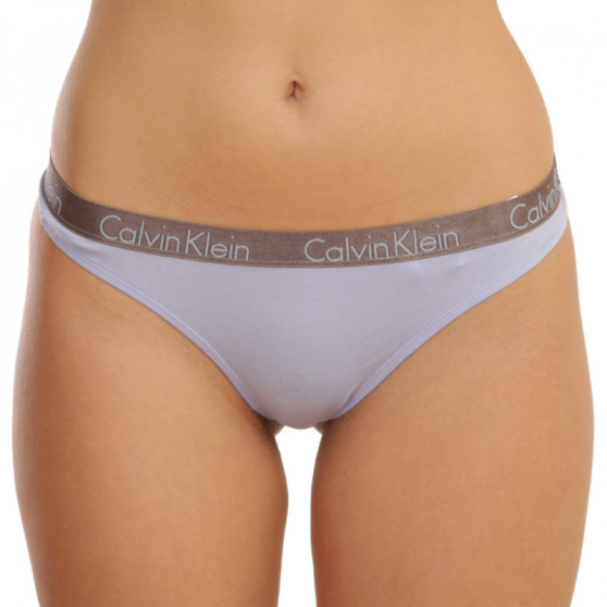 3PACK dámská tanga Calvin Klein vícebarevná (QD3560E-W4Y)