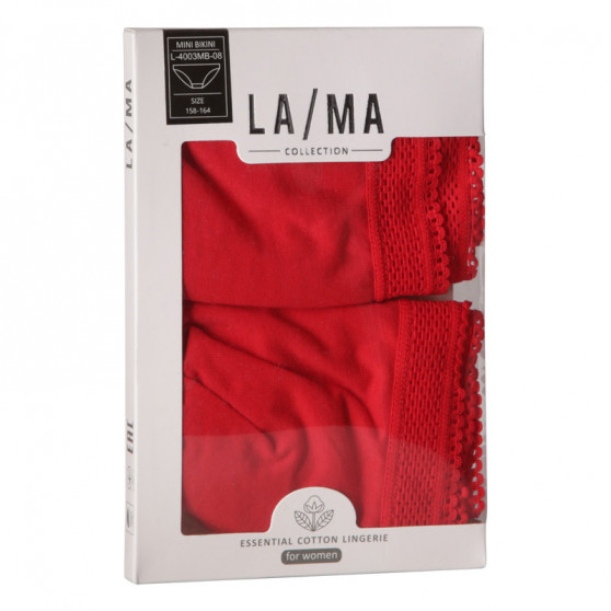 2PACK dámské kalhotky Lama červené (L-4003 MB-08)