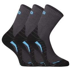 3PACK ponožky VoXX tmavě šedé (Trim)