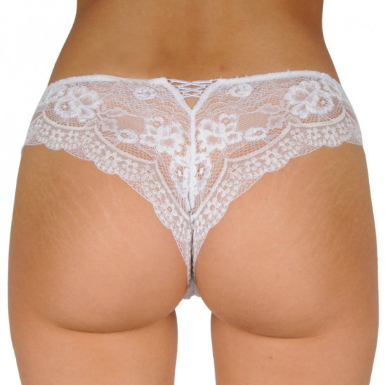 Dámské kalhotky brazilky Leilieve bílé (C3254X - Bianco)