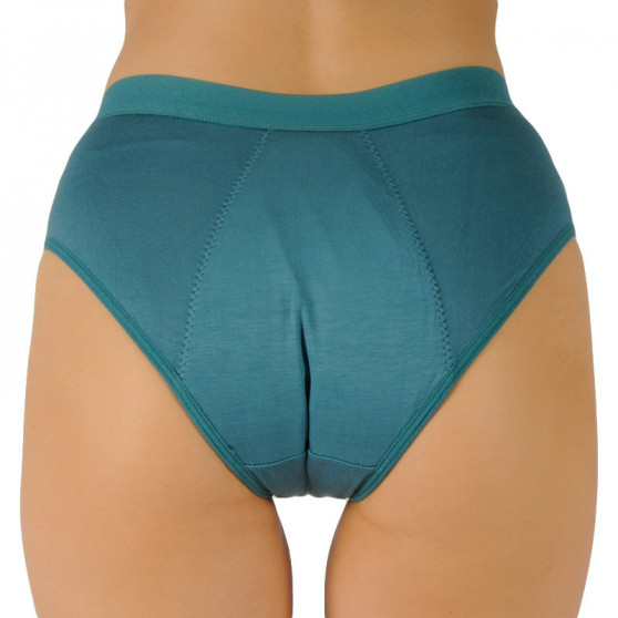 Dámské kalhotky Bodylok menstruační bambusové zelené (BD2207)
