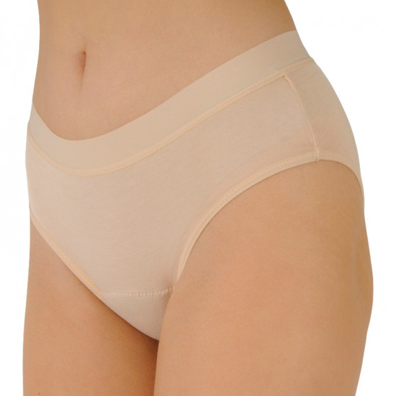 Dámské kalhotky Bodylok menstruační bambusové béžové (BD2211)