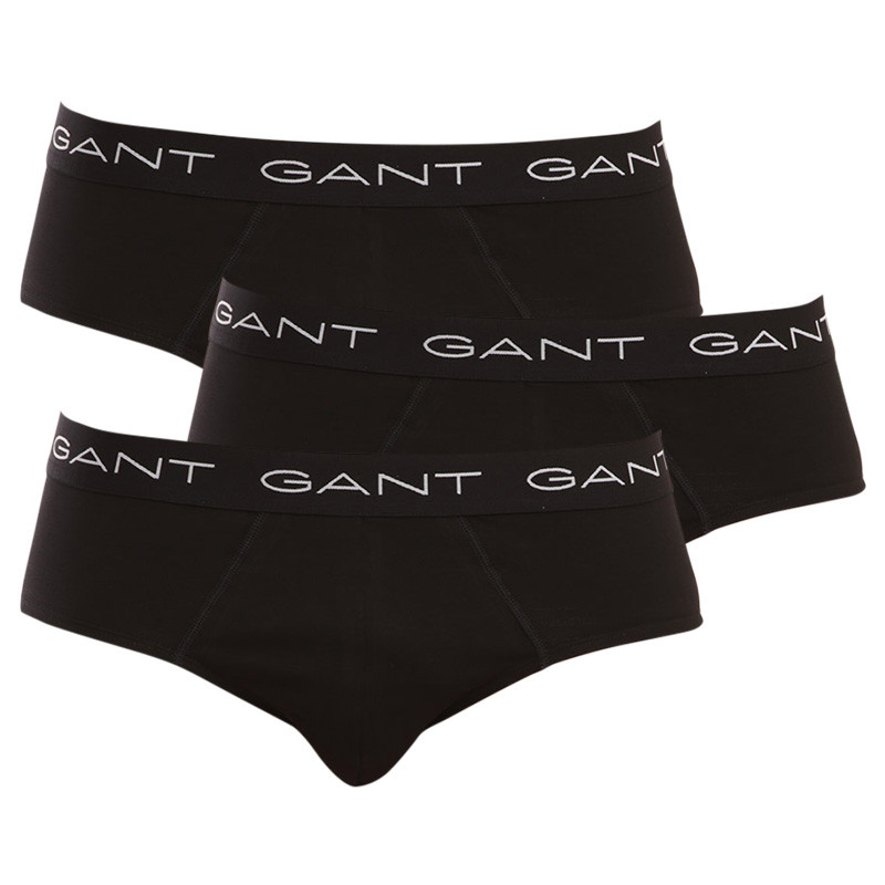 E-shop 3PACK pánské slipy Gant černé