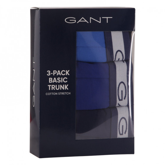 3PACK pánské boxerky Gant modré (902033153-405)