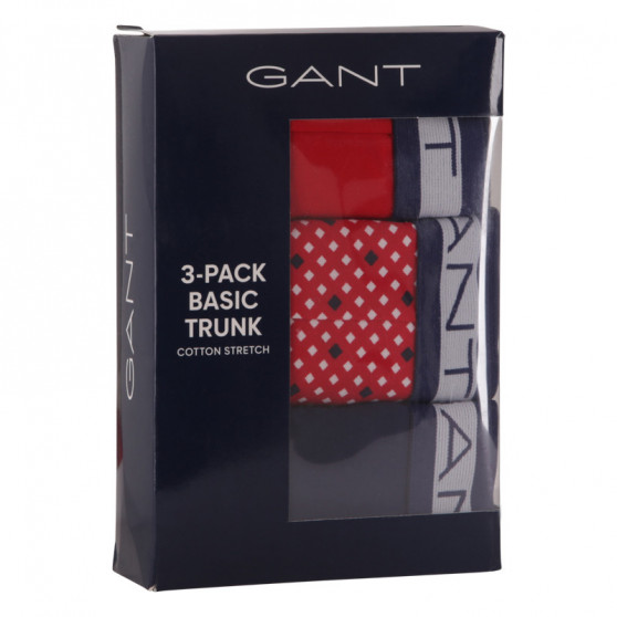 3PACK pánské boxerky Gant vícebarevné (902113253-620)