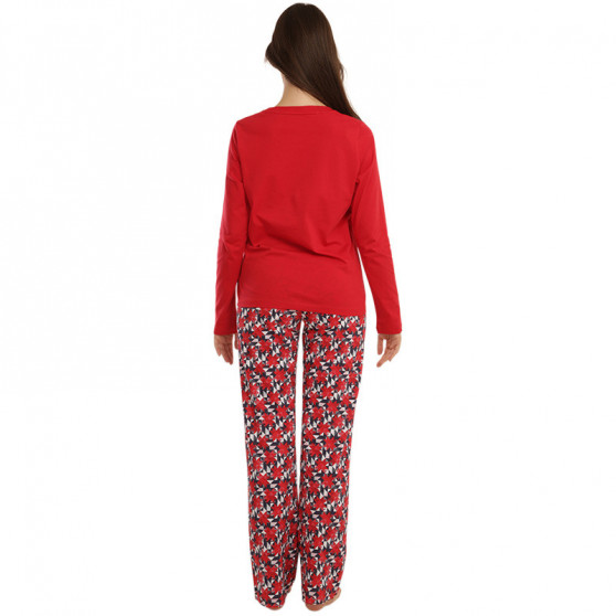 Dámské pyžamo Tommy Hilfiger červené (UW0UW03494 0WI)