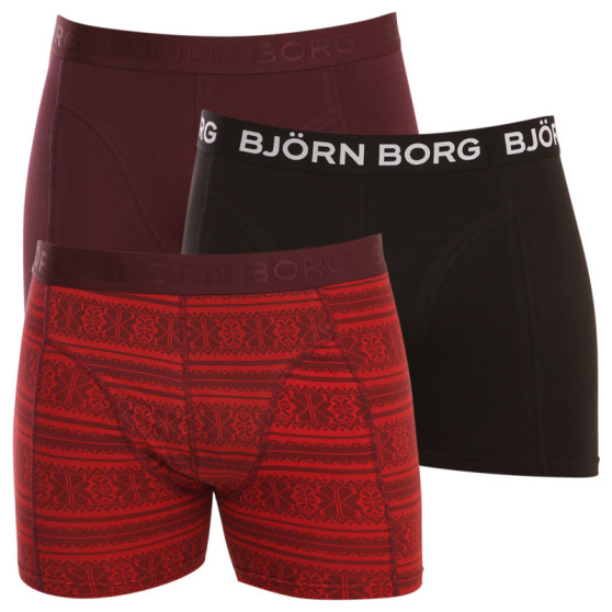 3PACK pánské boxerky Bjorn Borg vícebarevné (10000810-MP009)
