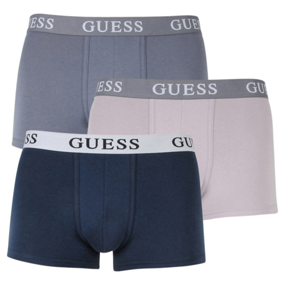 3PACK pánské boxerky Guess vícebarevné (U1BG00K6YW1-F710)