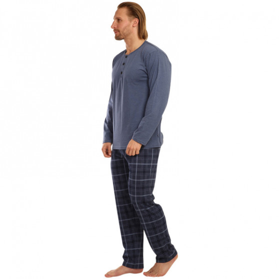 Pánské pyžamo Cornette Patrick modré (458/190)