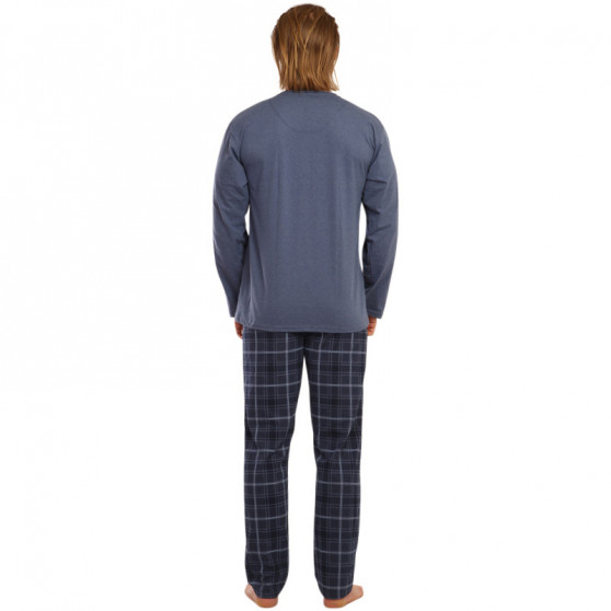 Pánské pyžamo Cornette Patrick modré (458/190)