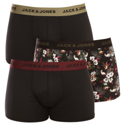 3PACK pánské boxerky Jack and Jones vícebarevné (12194284 - black)