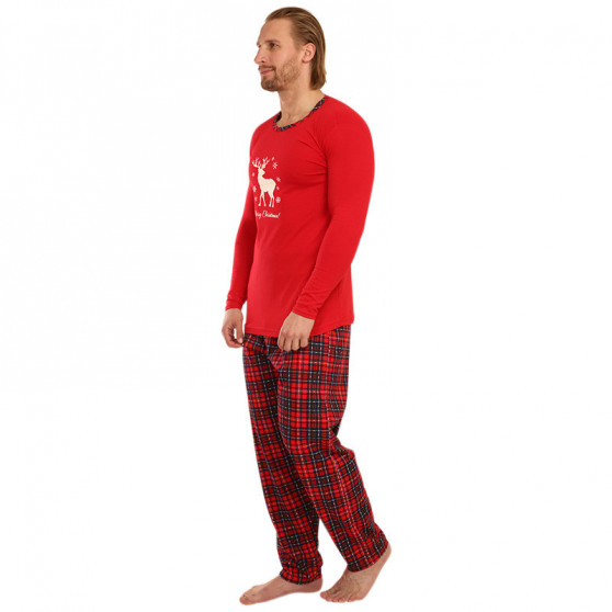 Pánské pyžamo La Penna červené (LAP-K-18004)