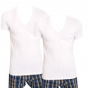 2PACK pánské tričko Calvin Klein bílé (NB1089A-100)