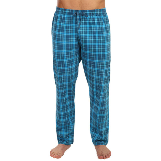 Pánské kalhoty na spaní Gino modré (79117)