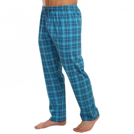 Pánské kalhoty na spaní Gino modré (79117)