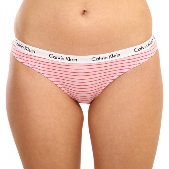 3PACK dámské kalhotky Calvin Klein nadrozměr vícebarevné (QD3801E-W5A)