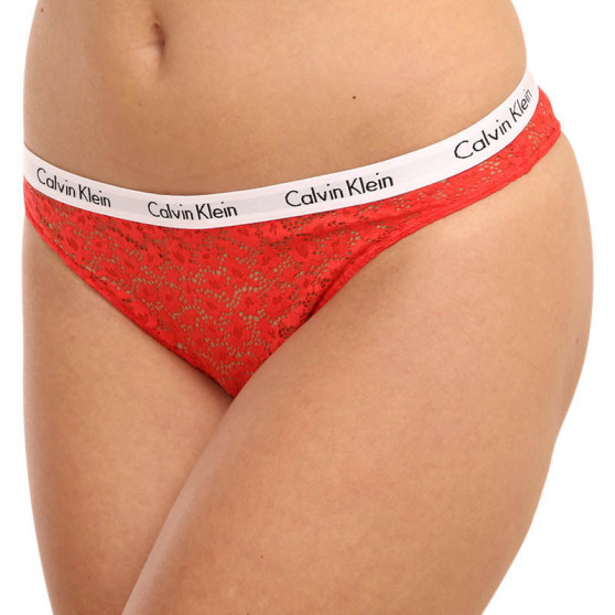 3PACK Dámské kalhotky brazilky Calvin Klein vícebarevné (QD3925E-W5F)