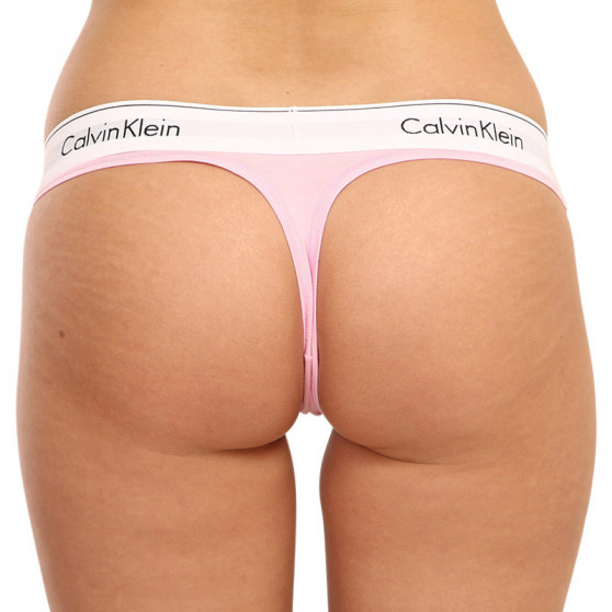 Dámská tanga Calvin Klein růžová (F3786E-TOE)