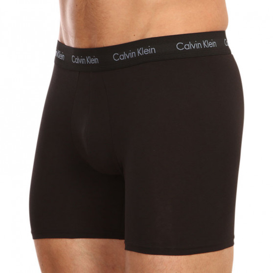 3PACK pánské boxerky Calvin Klein černé (NB1770A-X09)