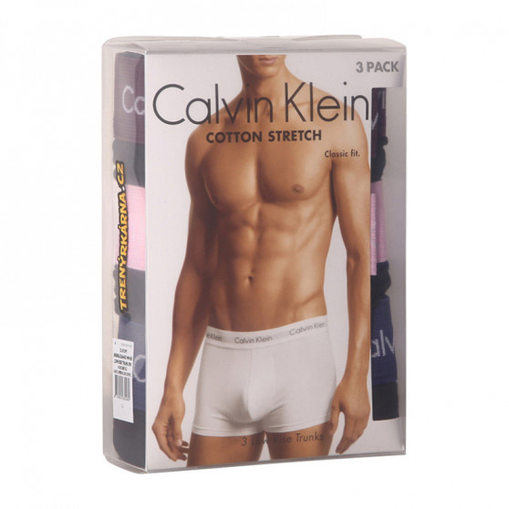 3PACK pánské boxerky Calvin Klein černé (U2664G-WHX)