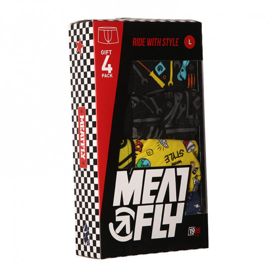 4PACK pánské boxerky Meatfly Gift pack (Balboa - Tools/Jamm)