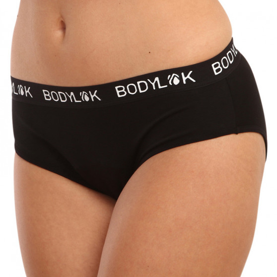 Dámské kalhotky Bodylok menstruační bambusové černé (BD2229)