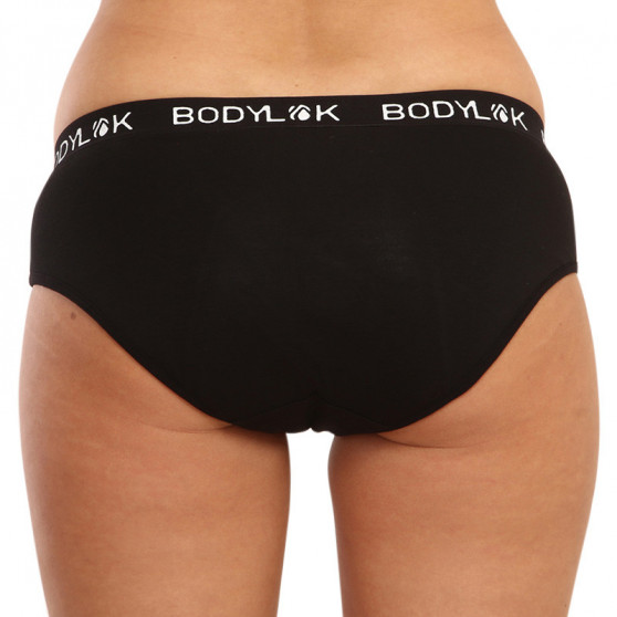 Dámské kalhotky Bodylok menstruační bambusové černé (BD2229)
