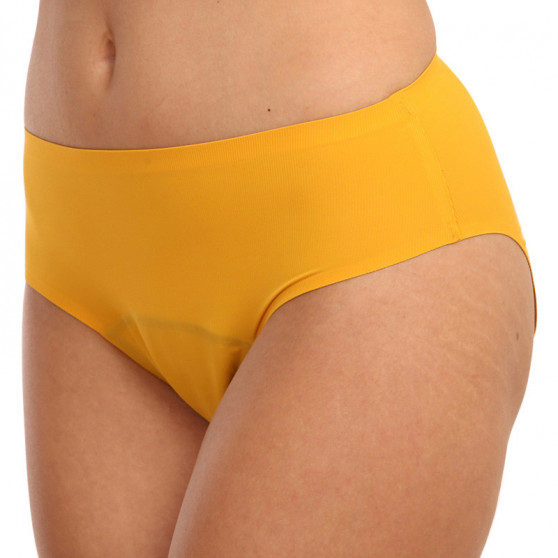 Dámské kalhotky Bodylok menstruační bambusové žlutá (BD2225)