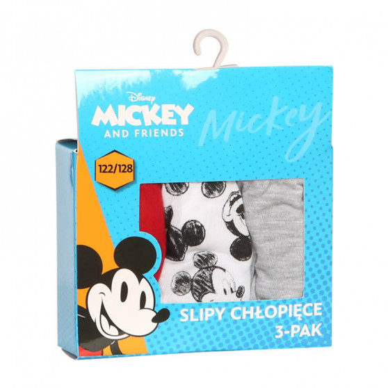3PACK chlapecké slipy E plus M Mickey vícebarevné (MCK-A)