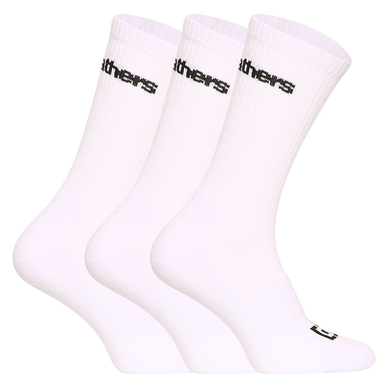 E-shop 3PACK ponožky Horsefeathers bílé