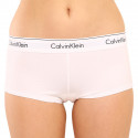 Dámské kalhotky Calvin Klein boyshort bílé (F3788E-100)