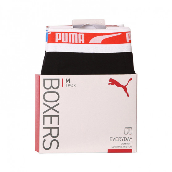2PACK pánské boxerky Puma černé (701213458 003)