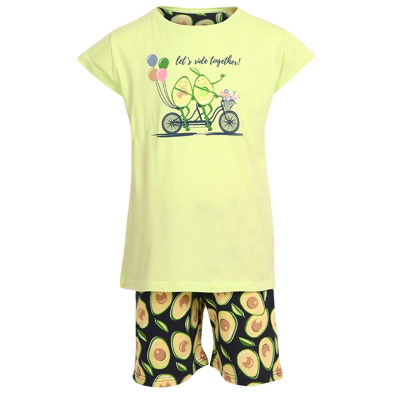 E-shop Dívčí pyžamo Cornette avocado