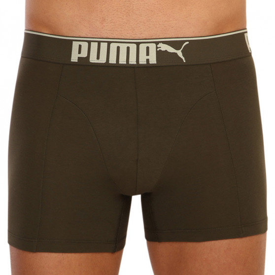 3PACK pánské boxerky Puma zelené (100000896 009)